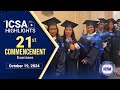 ICSA 21st Commencement Ceremony Highlights | Celebrating Excellence in October 2024