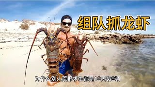 男人荒野求生二十年，常年居住在喜欢被人吃的龙虾岛🦞#荒野求生 #抓龙虾 #渔猎 #纪录片 #户外