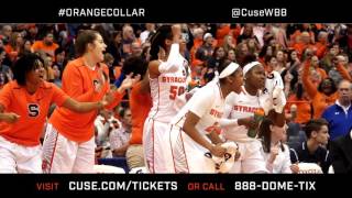 Syracuse Women's Basketball vs. Notre Dame Promo