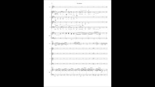 K'rachem Av (Score) Composed by HennyK.com for SATB Choir, piano, and violin