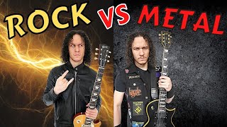 ROCK VS METAL (Guitar riffs battle)