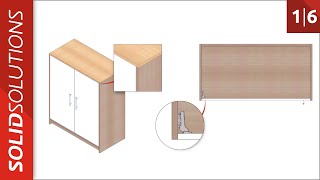 SOLIDWORKS SWOOD Door Design Tutorial - Inlay/Overlay doors