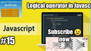 Logical operator in Javascript .| Javascript Tutorial for beginners. Javascript#15 #codingindia #Js