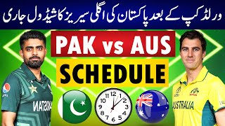 Pakistan vs Australia Series Schedule 2023, Pakistan tour of Australia 2023 Test Series Schedule