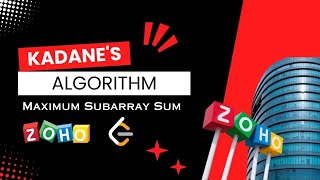 LeetCode | 53. Maximum Subarray | Java | Tamil | Kadane's Algorithm