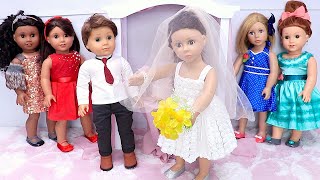 Baby Doll Dress Routine for Wedding Party with Bridesmaids! PLAY DOLLS