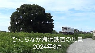 ひたちなか海浜鉄道の風景 2024年8月　#鉄道風景