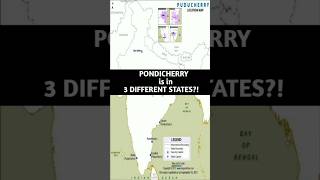 Union territorie Pondicherry in,3different states,4parts | yanam,mahe,karaikal,pudhucherry |#shorts|