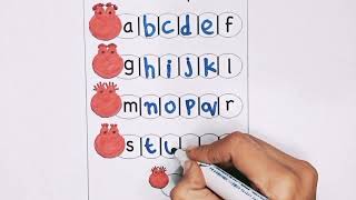small abc letters writing and reading for kids