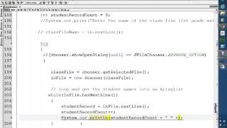 Java Grade Book App 02