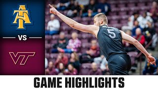 NC A\u0026T vs. Virginia Tech Game Highlights | 2024-25 ACC Men's Basketball