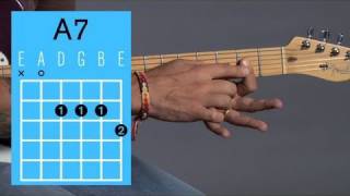 How to Play an A7 Open Chord | Guitar Lessons