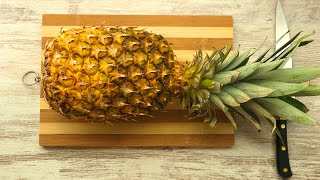 How to Cut PINEAPPLE - CORRECT, FAST, EASY #10