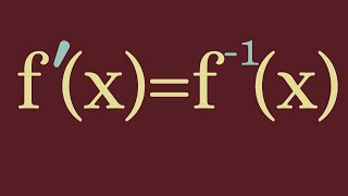A very interesting differential equation.