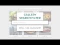 Filterable Image Gallery Using Search Box - HTML - CSS - JavaScript