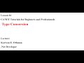16- Type Conversion in C#