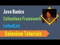 23H. Java Basics for Selenium - Collections Framework - LinkedList