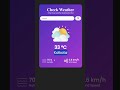 Weather App using HTML, CSS & JavaScript #html #css #javascript  #coding #webdevelopment