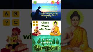 Buddha Quotes 117 Choose Words with Care #shorts