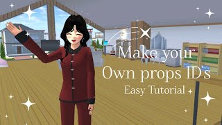 How to make your own props ID's and upload it? || Got you mate🎀