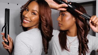 I TRIED A 2 IN 1 HAIR STRAIGHTENER AND CURLER! | TYMO AIRFLOW HONEST REVIEW