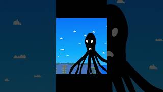 SKY SCREAMER VS SKY TENTACLES! Trevor Henderson Creatures SCP Cartoon Animation #shorts