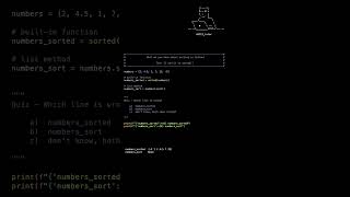 What do you know about sorting in Python? (Part 1) #pythontutorial #beginners