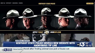 Kentucky State Police unveils new website with anonymous tip line