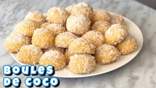 LES SUBLIMES BOULES DE NEIGE AU NOIX DE COCO:Recette de gâteau Richbond ultra moelleux. Deli Cuisine