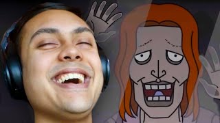 REACTING TO FUNNY SCARY STORIES ANIMATIONS (HILARIOUS)