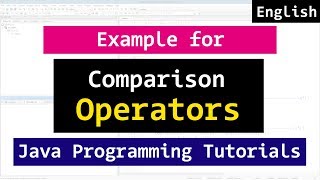Comparison Operators | Java Programming Video Tutorial