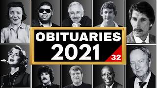 Notable Figures We Lost In AUGUST 2021 | Celebrity Deaths & Obituaries