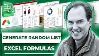 How To Create A Random List of Names | Index Randbetween and Counta Excel Functions