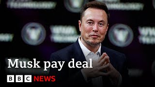 Tesla investors back record-breaking Musk pay deal | BBC News