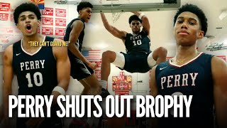 McDonald's All-American \u0026 4-Star Sophomore Got OVERRATED Chants!? Perry vs Brophy Full Highlights