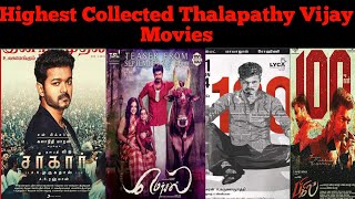 Top 10 Highest Grossing   Thalapathy Vijay Movies Of All Time
