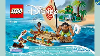 41150 Moana’s Ocean Voyage LEGO® Disney Manual at the Brickmanuals Instruction Archive