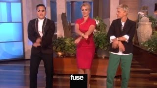 PSY Teaches Britney Spears His Gangnam Style Dance on Ellen