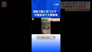 中国・黒竜江省　大雨で道路寸断や冠水などの被害相次ぐ #shorts ｜TBS NEWS DIG