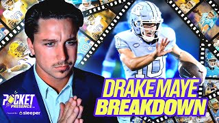 NFL QB Breaks Down Drake Maye All-22 👀