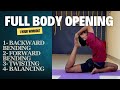 1 Hour Full Body Opening Yoga Practice For Beginners & Intermediate Practitioner/Full Body Workout