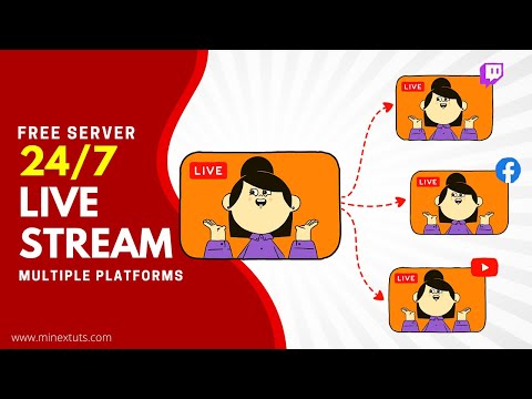 Create 24/7 Live Streaming Server Free (Multistream Enabled)