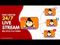 Create 24/7 Live Streaming Server Free (Multistream Enabled)