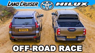Toyota Hilux vs Land Cruiser: which is best OFF-ROAD?