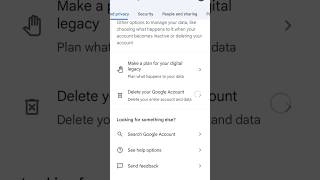 How to delete your Google account #trending #viralvideo #shorts