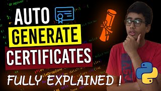 Generate Certificates Using Python Certificate Batch Doovi