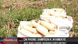 2018 Farmers Day: Sampson K. Nyamekye wins Nkoranza North District best maize farmer