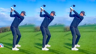 LUDVIG ABERG GOLF SWING SLOW MOTION 2025