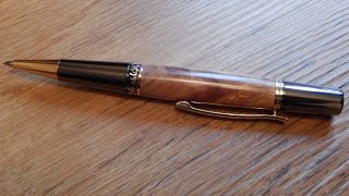 Turning a Wooden Pen - The Taylors Mirfield TM Zeta Pen Kit