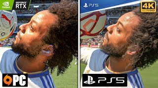 FIFA 22 PS5 vs PC 4K MAX SETTINGS - Graphics, Gameplay, Celebrations, etc.